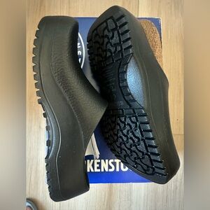 NIB Super-Birki Black Clogs Size 6
